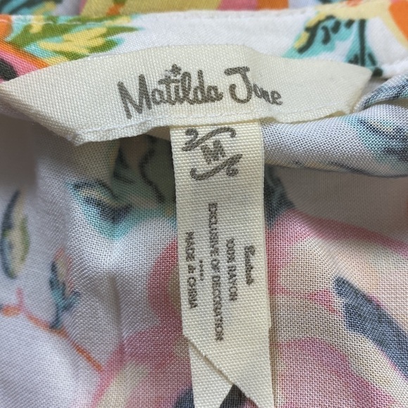 MATILDA JANE Adventure Sunday Best Pastel Floral Dress Oversized Flowy Bohemian - Picture 7 of 9